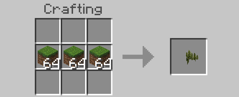 grass block / grass block / grass block